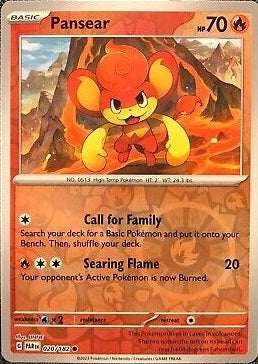 020/182 Pansear (Reverse Holo) / Basic / Common (Paradox Rift) English card