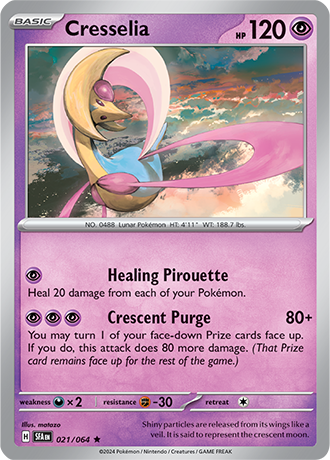 021/064 Cresselia (Holo) (Shrouded Fable) Pokemon card (English)