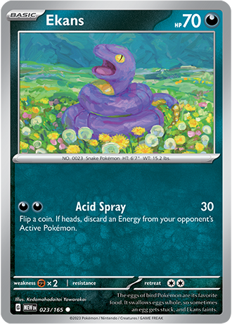 023/165 Ekans - Pokémon 151 - Pokémon card (English)