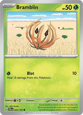023/193 Bramblin - Paldea Evolved - Pokémon card (English)