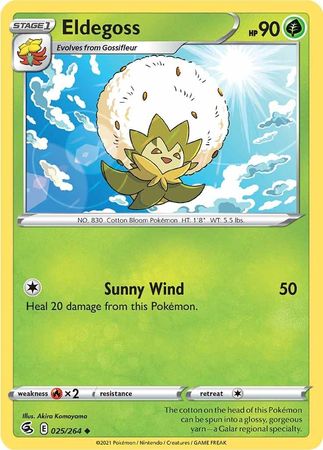 025/264 Eldegoss / Stage 1 / Uncommon (Fusion Strike) English card