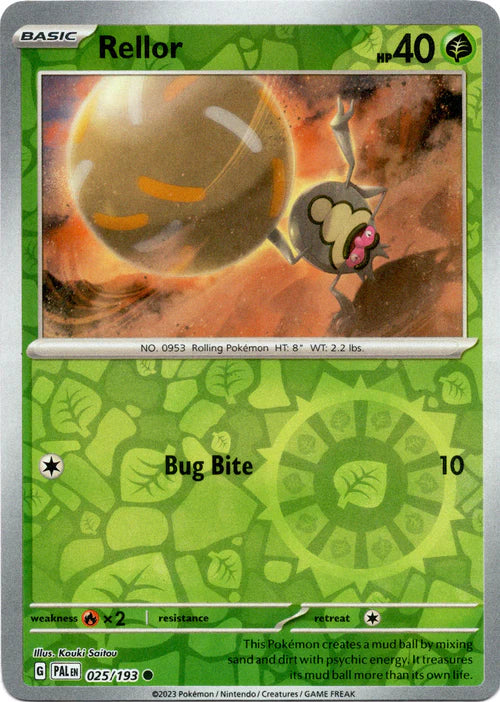 025/193 Rellor (Reverse holo) - Paldea Evolved - Pokémon card (English)
