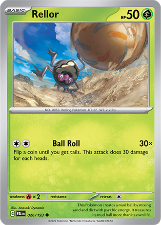 026/193 Rellor - Paldea Evolved - Pokémon card (English)