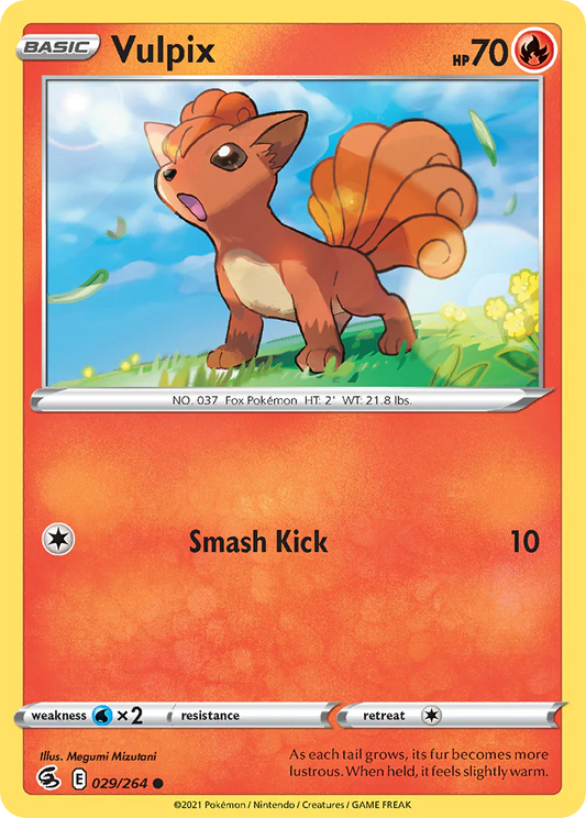 029/264 Vulpix / Basic / Common (Fusion Strike) English card