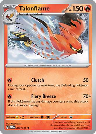 030/193 Talonflame - Paldea Evolved - Pokémon card (English)