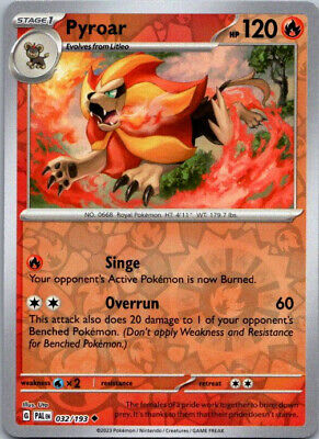 032/193 Pyroar (Reverse holo) - Paldea Evolved - Pokémon card (English)