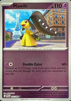 032/088 Mawile (Reverse Holo) (Perfect Order) Pokémon card (English)