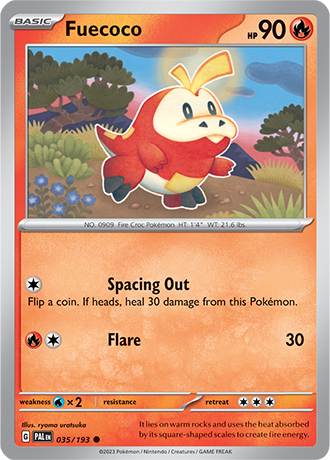 035/193 Fuecoco - Paldea Evolved - Pokémon card (English)