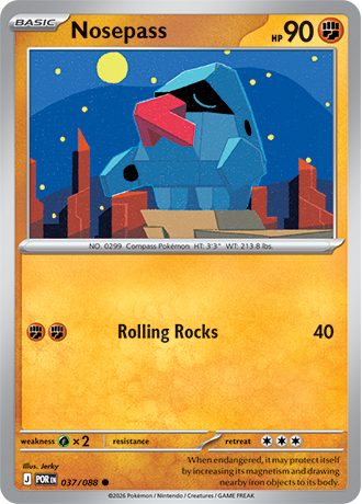 037/088 Nosepass (Perfect Order) Pokémon card (English)