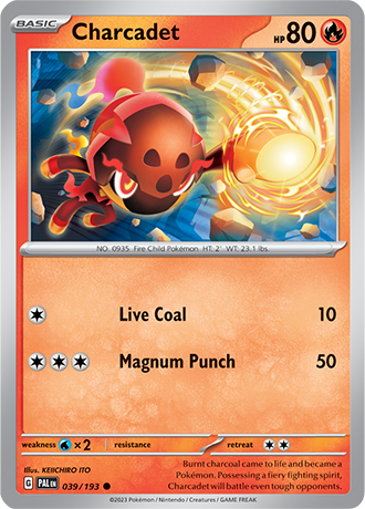 039/193 Charcadet - Paldea Evolved - Pokémon card (English)