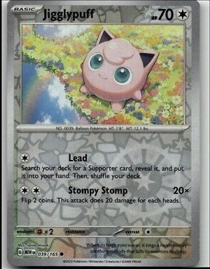 039/165 Jigglypuff (Reverse Holo) - Pokémon 151 - Pokémon card (English)