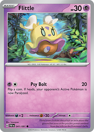 041/091 Flittle - Paldean Fates - Pokémon card (English)