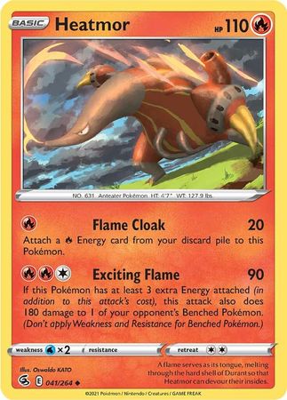 041/264 Heatmor / Basic / Uncommon (Fusion Strike) English card