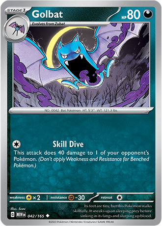 042/165 Golbat - Pokémon 151 - Pokémon card (English)
