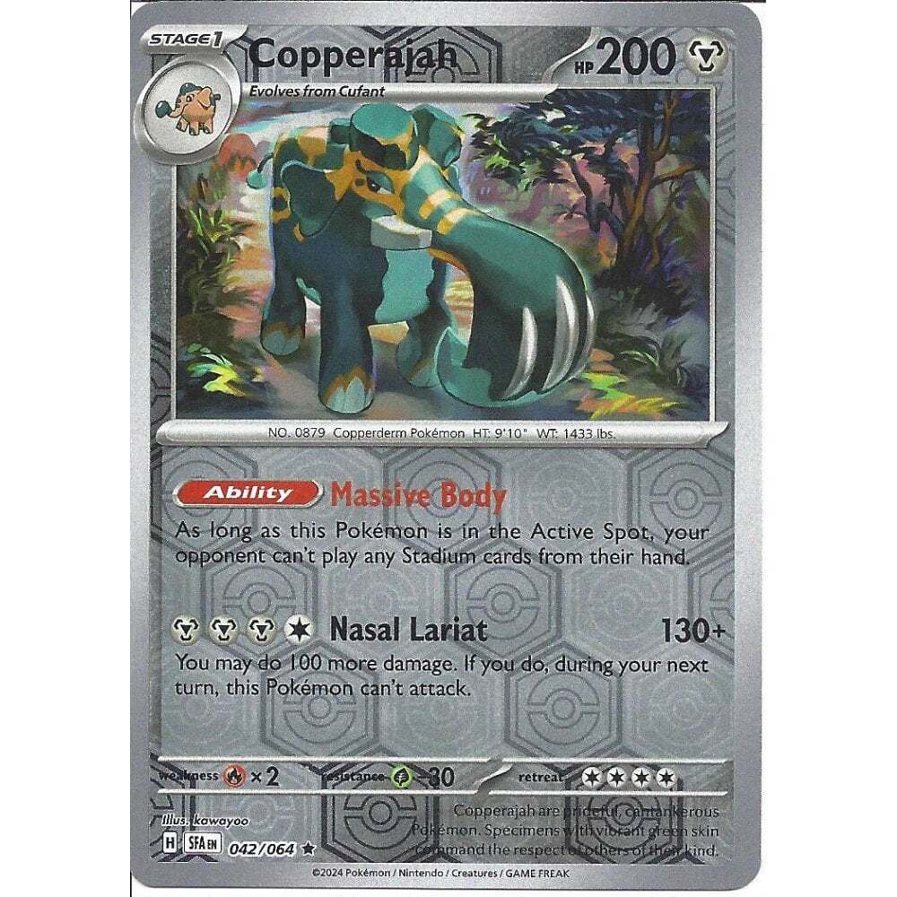 042/064 Copperajah (Reverse Holo) (Shrouded Fable) Pokemon card (English)