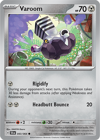 043/064 Varoom (Shrouded Fable) Pokemon card (English)