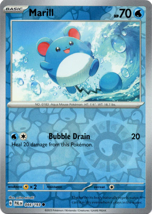 044/193 Marill (Reverse holo) - Paldea Evolved - Pokémon card (English)