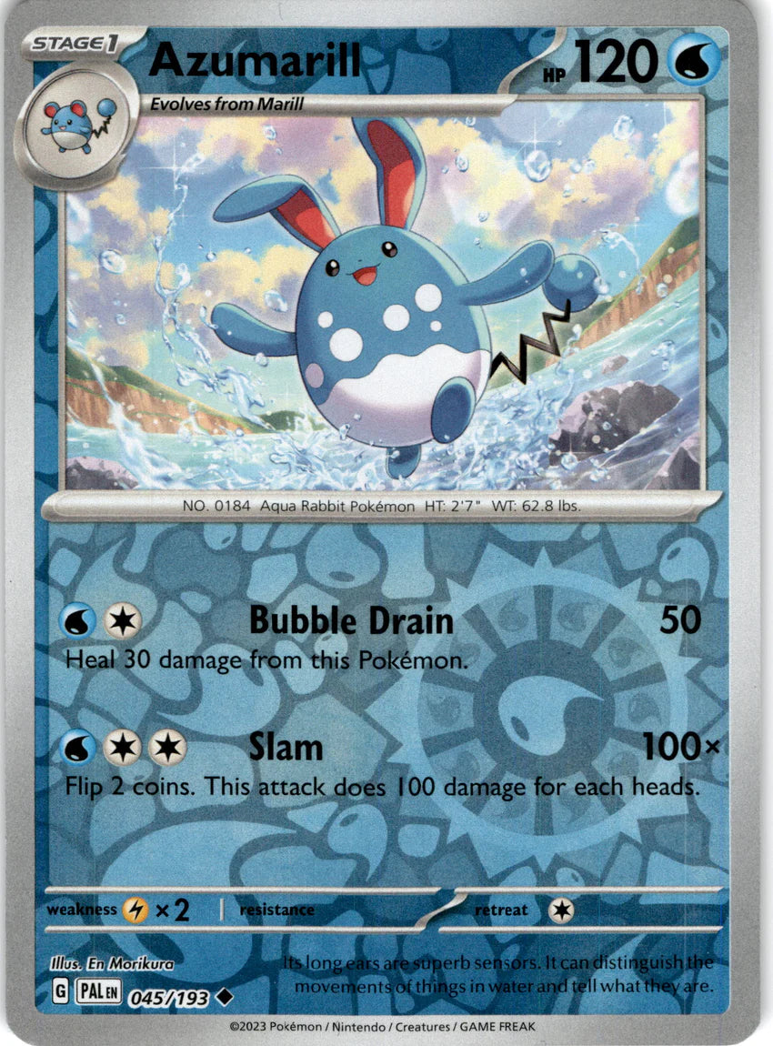 045/193 Azumarill (Reverse holo) - Paldea Evolved - Pokémon card (English)