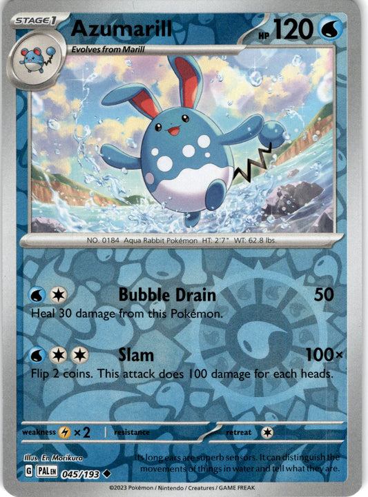045/193 Azumarill (Reverse holo) - Paldea Evolved - Pokémon card (English)