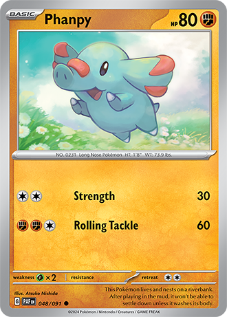 048/091 Phanpy - Paldean Fates - Pokémon card (English)