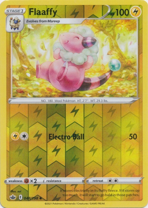 048/198 Flaaffy (Reverse Holo) (Chilling Reign) Pokémon card (English)