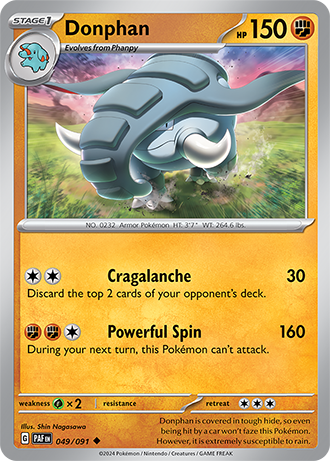 049/091 Donphan - Paldean Fates - Pokémon card (English)
