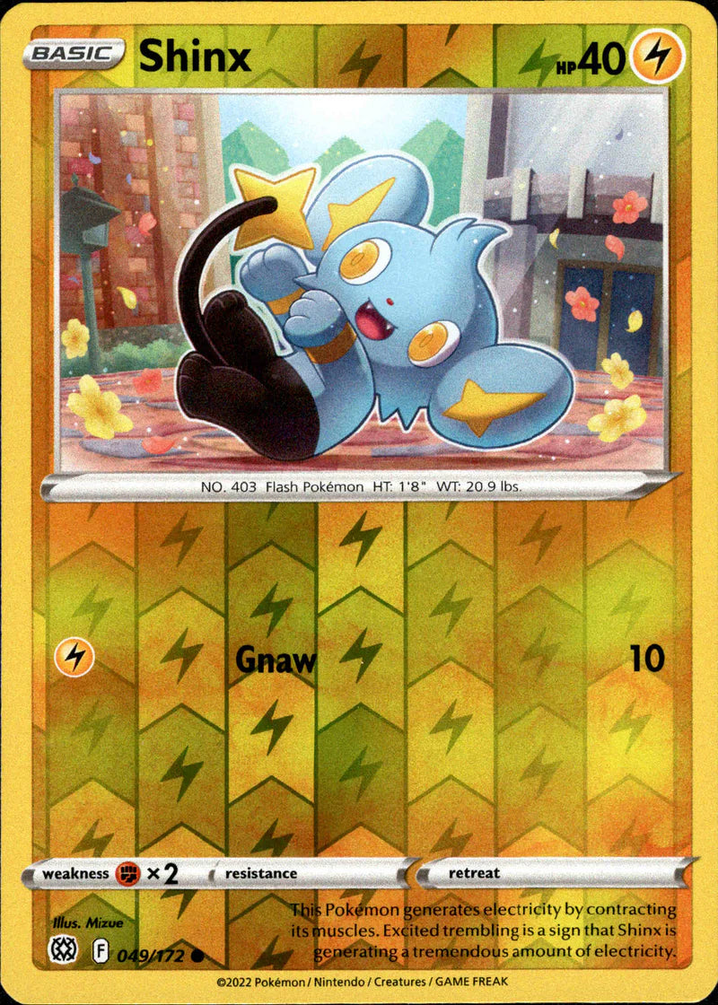 049/172 Shinx (Reverse Holo) (Brilliant Stars) Pokemon card (English)