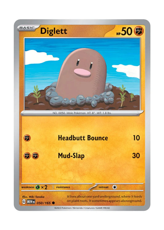 050/165 Diglett - Pokémon 151 - Pokémon card (English)
