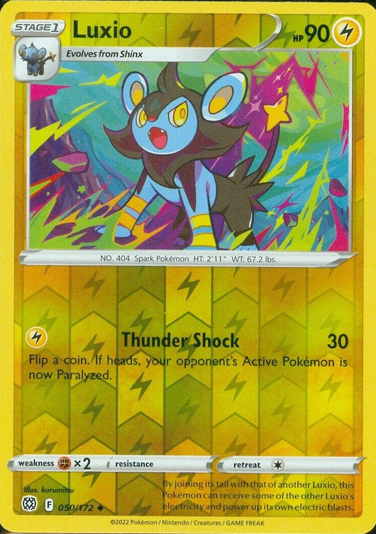 050/172 Luxio (Reverse Holo) (Brilliant Stars) Pokemon card (English)