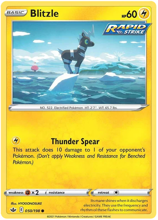 050/198 Blitzle (Chilling Reign) Pokémon card (English)