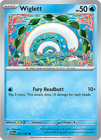 051/182 Wiglett / Basic / Common (Paradox Rift) English card