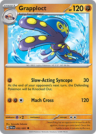 052/091 Grapploct - Paldean Fates - Pokémon card (English)