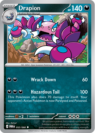 052/088 Drapion (Perfect Order) Pokémon card (English)
