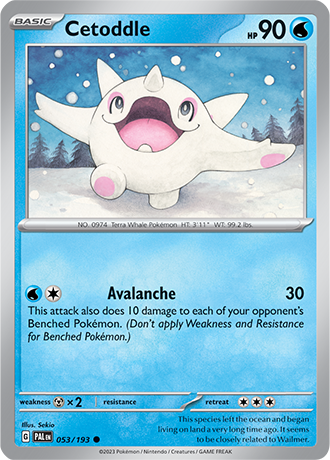 053/193 Cetoddle - Paldea Evolved - Pokémon card (English)