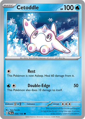 054/193 Cetoddle - Paldea Evolved - Pokémon card (English)