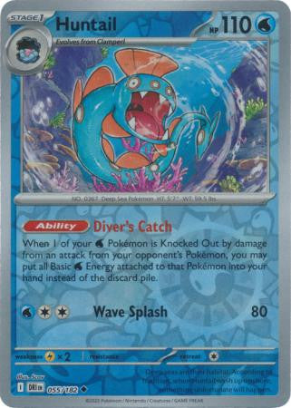 055/182 Huntail (Reverse Holo) - Destined Rivals - Pokémon card (English)