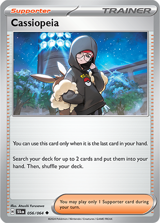 056/064 Cassiopeia (Supporter) (Shrouded Fable) Pokemon card (English)