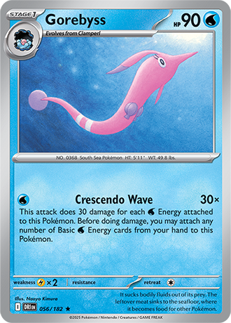 056/182 Gorebyss (Holo) - Destined Rivals - Pokémon card (English)