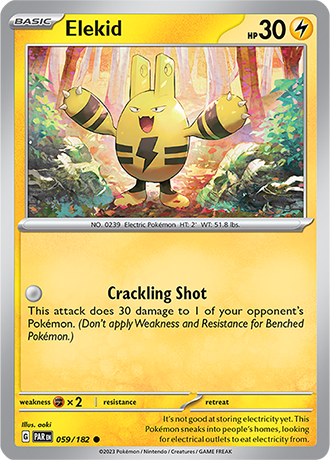 059/182 Elekid / Basic / Common (Paradox Rift) English card