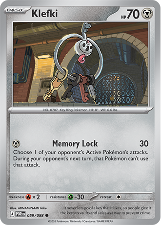 059/088 Klefki (Perfect Order) Pokémon card (English)