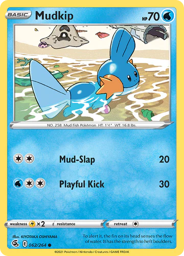 062/264 Mudkip / Basic / Common (Fusion Strike) English card