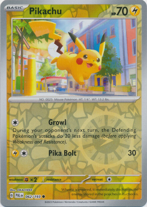 062/193 Pikachu (Reverse holo) - Paldea Evolved - Pokémon card (English)