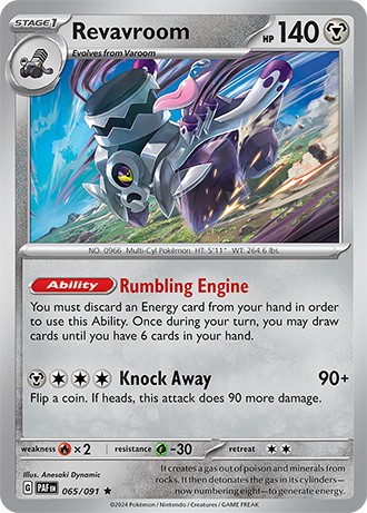 065/091 Revavroom (Holo) - Paldean Fates - Pokémon card (English)