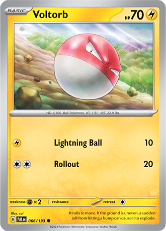 066/193 Voltorb - Paldea Evolved - Pokémon card (English)