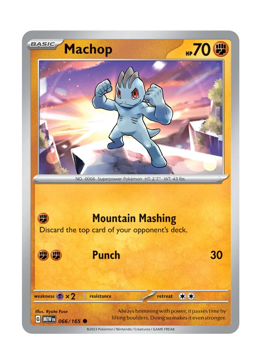 066/165 Machop - Pokémon 151 - Pokémon card (English)