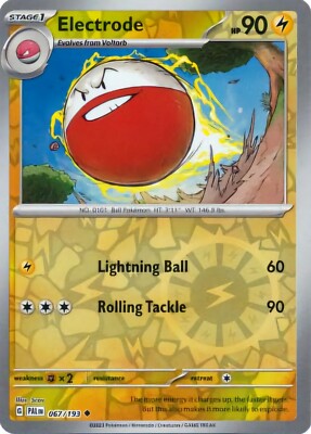 067/193 Electrode Reverse holo - Paldea Evolved - Pokémon card (English)