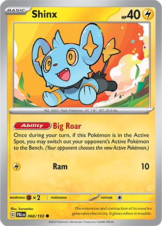 068/193 Shinx - Paldea Evolved - Pokémon card (English)
