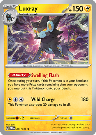 071/193 Luxray holo - Paldea Evolved - Pokémon card (English)