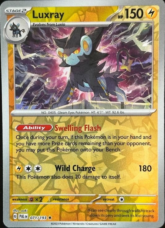 071/193 Luxray (Reverse holo) - Paldea Evolved - Pokémon card (English)