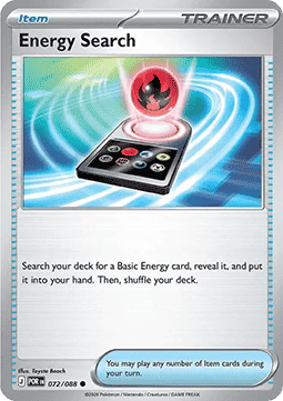 072/088 Energy Search (Perfect Order) Pokémon card (English)
